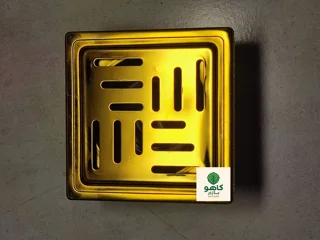 کفشور نقطه ای 10*10 استیل304 فیگو- رنگ طلایی 990475